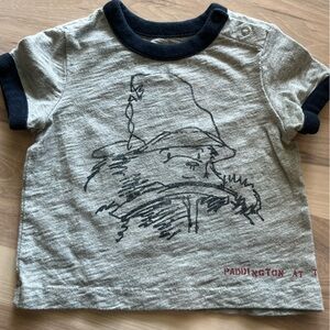 Baby Gap.  3-6 months. Paddington Bear.  He’s Always Up to Something. Grey.